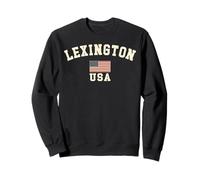 Lexington Drapeau américain Vintage Souvenir du Kentucky Sweatshirt
