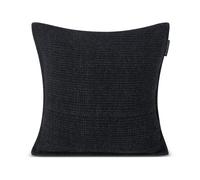 Lexington Housse de coussin Structured Wool Cotton mix 50x50 cm Dark gray