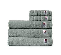 Lexington - Serviette 100 % coton, 600 g/m², douce et absorbante, jaune soleil, coton, vert vintage, 30 x 50 cm