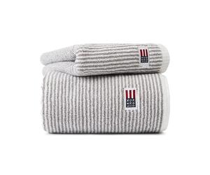 Lexington Serviette de bain Icons Original Striped 100x150 cm White-gray