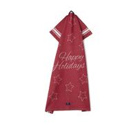 Lexington Torchon Happy Holidays 50x70 cm Rouge