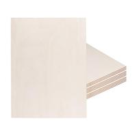 LEXININ Lot de 12 feuilles de contreplaqué A3 brut pour travaux manuels, modélisme, gravure et peinture - 400 x 300 x 2 mm