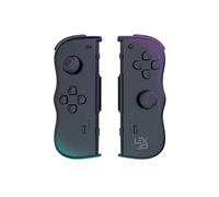 Manettes sans fil LEXIP Twin Pads (paire) sticks analogiques D-pad compatible Nintendo Switch 2 Noir mat dégradé