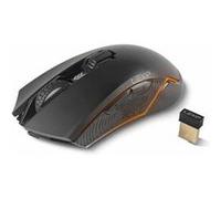 Lexip - Ar18 - Souris Gaming sans-Fil & Filaire, capteur Optique jusqu'à 4800 DPI, Souris de Jeu avec 4 Patins en céramique pour améliorer la précision et la Vitesse - Noir JVAPCM00538