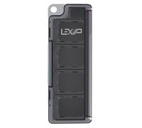 Lexip - Boîtier de Protection pour 8 Cartes de Jeu Nintendo Switch 2, Étui de Rangement Portable, Gris