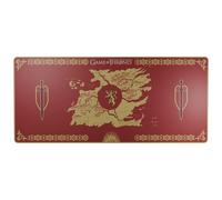 Lexip – Tapis de souris flexible – Game of Thrones (Édition Lannister) – XXL 90x40 cm Rouge