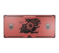 Lexip x Warner Tapis de souris Game of Thrones Targaryen XXL micro-texturée Rouge 90x40 cm