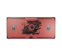 Lexip HBO Game of Thrones Tapis de Souris Gaming XXL 900x400mm Noir/Rouge, Surface Image, Néoprène, Base Antidérapante, Épaisseur 4mm