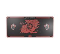 Lexip x Warner Tapis de souris Game of Thrones – Édition Targaryen – Flexible XXL 90x40 cm Noir