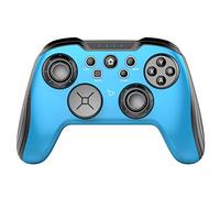 Lexip - Manette de jeu Bluetooth pour Switch / Switch 2, manette sans fil pour Nintendo Switch 1 et 2 / Fonction Turbo et gyroscopique / Coque modulable et interchangeable: Rouge & Bleu