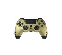 Manette de jeu - Steelplay - Slim Pack - Sans Fil 2,4 GHz - Compatible PS4/PC - Couleur Or