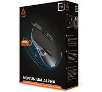 Lexip - Np93 Alpha - Souris Gamer - Innovation Française - avec Joystick Interne à 2 Axes - Glisse Ultime avec Patins en Céramique + Poids Ajustable + 12 Boutons Programmables