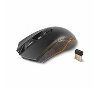 Lexip - Ar18 - Souris Gaming sans-Fil & Filaire, capteur Optique jusqu'à 4800 DPI, Souris de Jeu avec 4 Patins en céramique pour améliorer la précision et la Vitesse - Noir JVAPCM00538