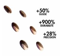 Lexip Patins en céramique Mo42 V2 – Glisse incomparable, compatible souris laser/optique