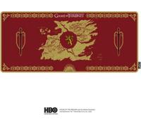 Lexip – Tapis de souris flexible – Game of Thrones (Édition Lannister) – XXL 90x40 cm Rouge