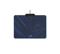 Lexip Tapis de Souris Gaming TSXLXMP0003 Edition Tsume Naruto Shippuden, 250x350x4mm, LED Multicolore, Surface Micro-Texturée, Base Antidérapante