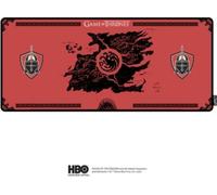 Lexip x Warner Tapis de souris Game of Thrones Targaryen XXL micro-texturée Rouge 90x40 cm