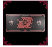 Lexip x Warner Tapis de souris Game of Thrones – Édition Targaryen – Flexible XXL 90x40 cm Noir