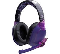 Lexip X TSUME Naruto Shippuden Headset 1 Micro-casque supra-auriculaire filaire, Bluetooth Stereo noir/lilas micro-casque, volume réglable, mise en sourdine du
