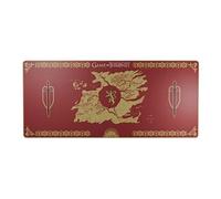 Lexip X TSUME - Tapis de souris - surface micro-texturée douce et flexible - taille XXL - Lannister Game of Thrones - rouge