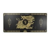 Lexip X TSUME - Tapis de souris - surface micro-texturée douce et flexible - taille XXL - Lannister Game of Thrones - noir, jaune Noir, Jaune