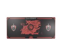 Lexip x Warner Tapis de souris Game of Thrones – Édition Targaryen – Flexible XXL 90x40 cm Noir
