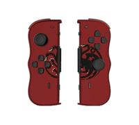 Lexip Manettes Nintendo Switch Twin Pads Game of Thrones - Sans-fil, Targaryen Red, Gyroscope 300mAh
