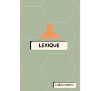 Lexique & Bloc-Notes 2-en-1 - Motif "Alvéoles Vert Pistache: Un carnet astucieux pour noter, retenir l’essentiel et organiser ses idées avec style.