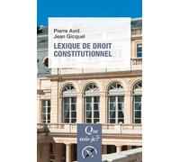 Lexique de droit constitutionnel