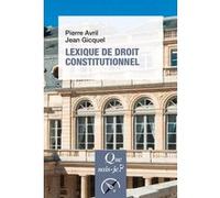 Lexique de droit constitutionnel