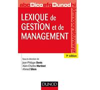 Lexique de gestion et de management - 9e éd.
