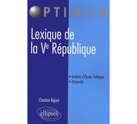 Lexique De La Ve République