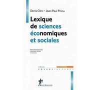 Lexique de sciences économiques et sociales Jean-Paul Piriou (Auteur), Denis Clerc (Auteur)