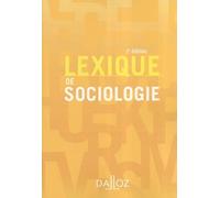 Lexique de sociologie