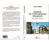Topographie De Rome - Tome 2, Lexique De Topographie Romaine