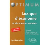 Lexique D'économie Et De Sciences Sociales