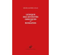 Lexique des divinités grecques et romaines