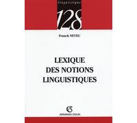Lexique des notions linguistiques