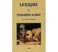 Lexique des termes d'art