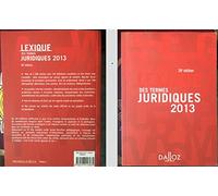 Lexique des termes juridiques