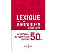 Lexique des termes juridiques