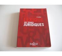 Lexique des termes juridiques