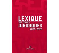 Lexique Des Termes Juridiques