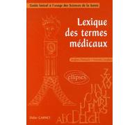 Lexique des termes médicaux, anglais/français - français/anglais - Didier Carnet - Ellipses - broché - Dictionnaire et encyclopédie