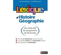 Lexique d'histoire-géographie