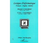 Lexique d'informatique français-anglais-berbère - Samiya Saad-Buzefran - L'harmattan - broché - Livre