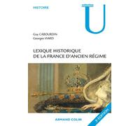 Lexique historique de la France d'Ancien Régime