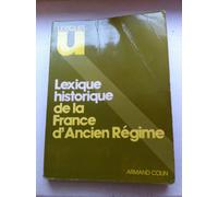 Lexique historique de la France d'Ancien régime