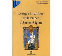Lexique historique de la France d'Ancien régime