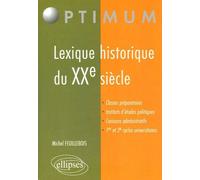 Lexique Historique Du Xxe Siècle
